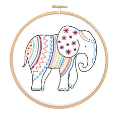 Elephant Embroidery Kit  Complete Craft Kit For Beginners From Hawthorn Handmade