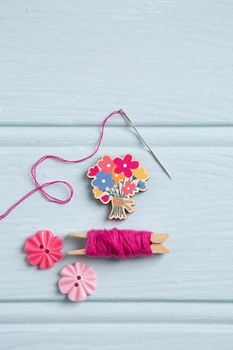 Flower Posy Magnetic Needle Minder From Hawthorn Handmade