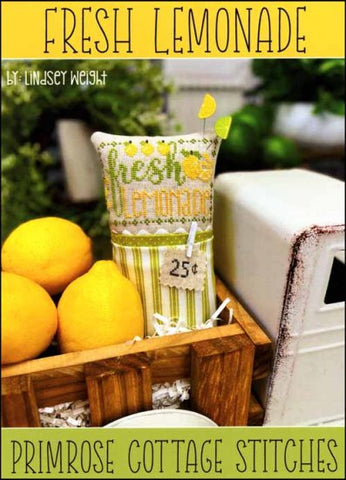 Fresh Lemonade by Primrose Cottage Stitches Counted Cross Stitch Pattern