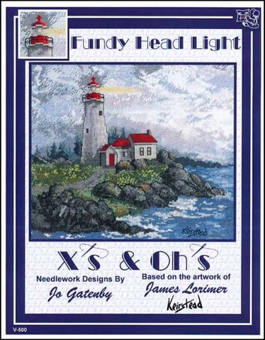 Fundy Head Light By X's & Oh's  Counted Cross Stitch Pattern