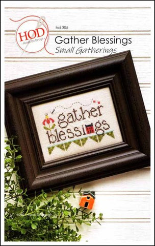 Gather Blessings by Hands on Design Counted Cross Stitch Pattern