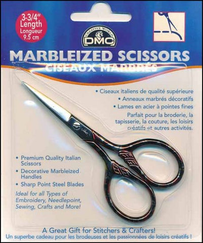 GOLDEN COPPER ESSENCE MARBLEIZED EMBROIDERY SCISSORS