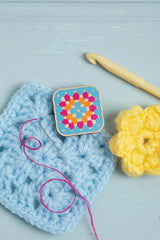 Granny Square Crochet Magnetic Needle Minder From Hawthorn Handmade