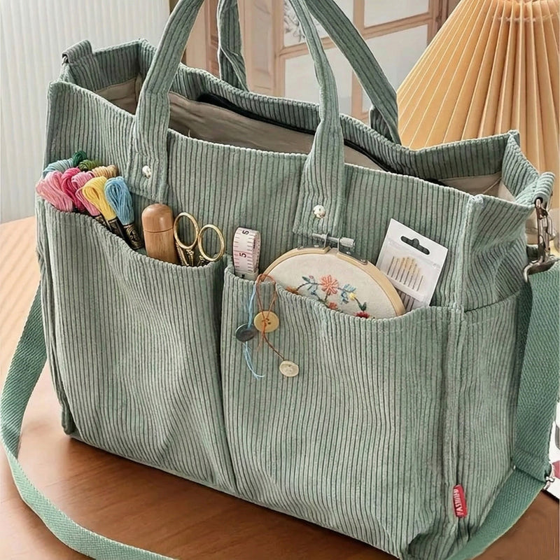 Corduroy Tote Bags By Kate Tuesday Jewelry