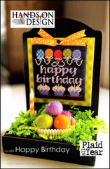 Happy Birthday by Hands on Design Counted Cross Stitch Pattern