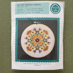 Harvest Mandala Sampler Embroidery Kit By Stitches By Tiff