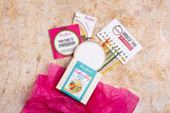 Harvest Time Mini Embroidery Kit  Complete Craft Kit For Beginners From Hawthorn Handmade
