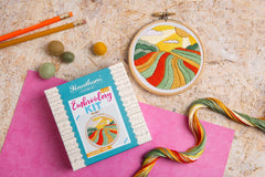 Harvest Time Mini Embroidery Kit  Complete Craft Kit For Beginners From Hawthorn Handmade