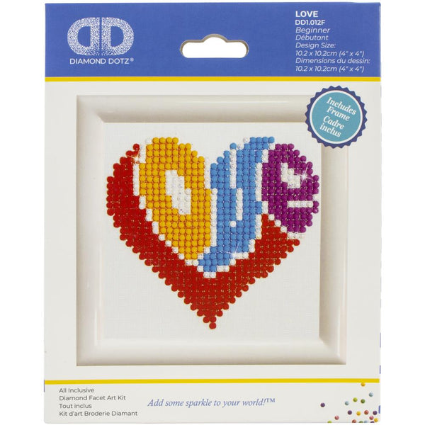 DIAMOND DOTZ - Icecream Hearts - DD9.071