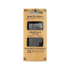 Heritage Household Needles - Sizes Assorted - 10 Wallets By Whitecroft LTD