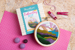 Highland Hike Mini Embroidery Kit  Complete Craft Kit For Beginners From Hawthorn Handmade