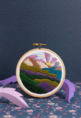 Highland Hike Mini Embroidery Kit  Complete Craft Kit For Beginners From Hawthorn Handmade