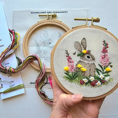 Berry Patch Bunny Embroidery Kit By Jessica Long Embroidery