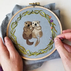 Otterly Adorable Embroidery Kit By Jessica Long Embroidery