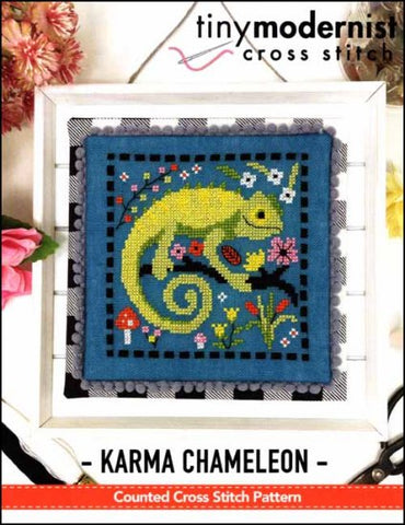 Karma Chameleon By The Tiny Modernist Counted Cross Stitch Pattern