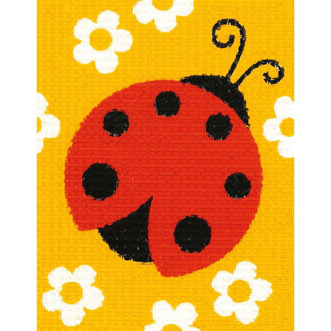 LADY BUG Vervaco Stamped Canvas Kit 5