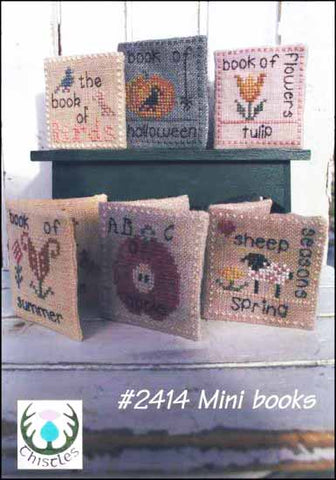Mini Books by Thistles Counted Cross Stitch Pattern