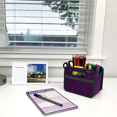 Mini Foldable Storage Box Cube Organizer by Meori -Midnight Magenta