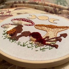 Mushie Mushroom Sampler Embroidery Kit By Stitches By Tiff