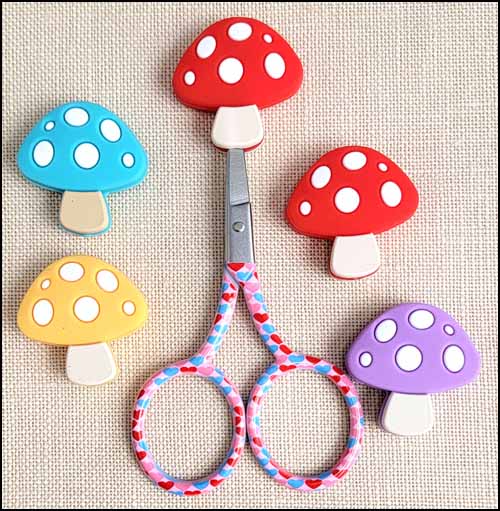 Mushroom Scissors Point Protectors Pckg of 5