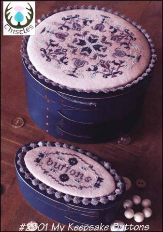 My Keepsake Buttons by Thistles Counted Cross Stitch Pattern