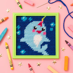 NARWAL Colorbok Needlepoint Kit - Kids Art and Craft Activity