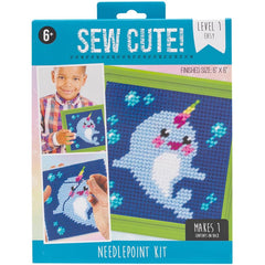 NARWAL Colorbok Needlepoint Kit - Kids Art and Craft Activity