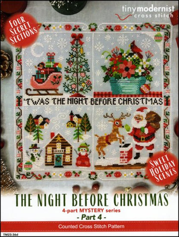 The Night Before Christmas Part 4 By The Tiny Modernist Counted Cross Stitch Pattern