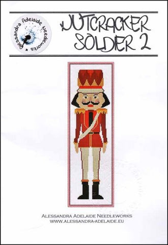 Nutcracker Soldier 2 by Alessandra Adelaide Needleworks Counted Cross Stitch Pattern