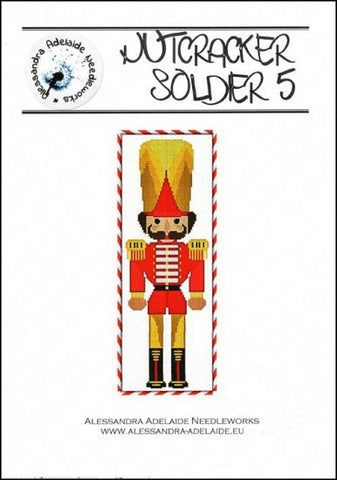 Nutcracker Soldier 5 by Alessandra Adelaide Needleworks Counted Cross Stitch Pattern