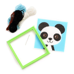 Paul Panda Colorbok Needlepoint Kit - Kids Art and Craft Activity