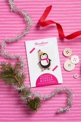 Penguin Magnetic Needle Minder  From Hawthorn Handmade