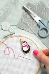 Penguin Magnetic Needle Minder  From Hawthorn Handmade