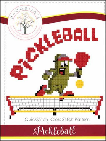 Pickleball by Anabella's Quick Stitch Counted Cross Stitch Pattern