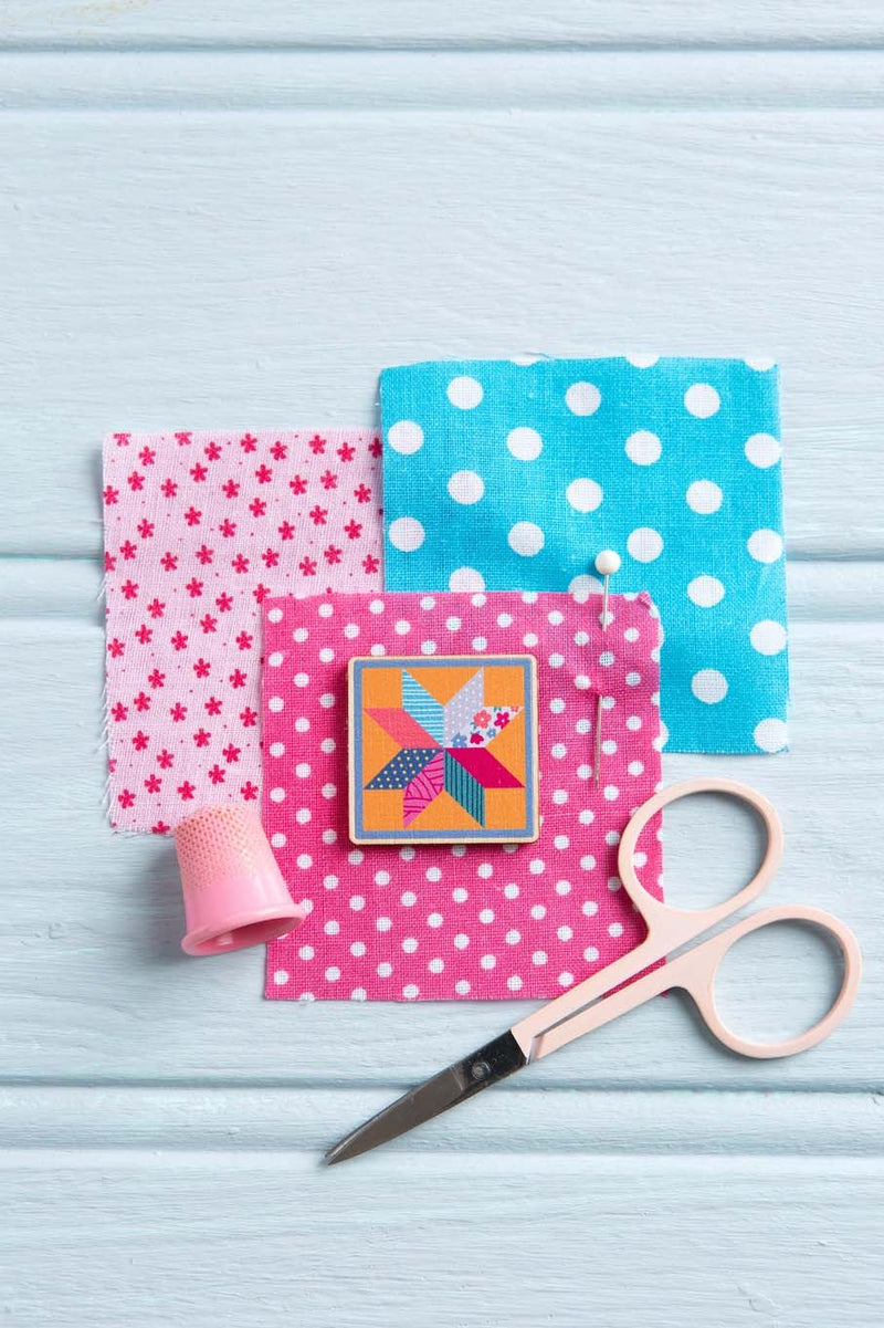 Quilt Block Magnetic Needle Minder From Hawthorn Handmade