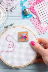 Quilt Block Magnetic Needle Minder From Hawthorn Handmade