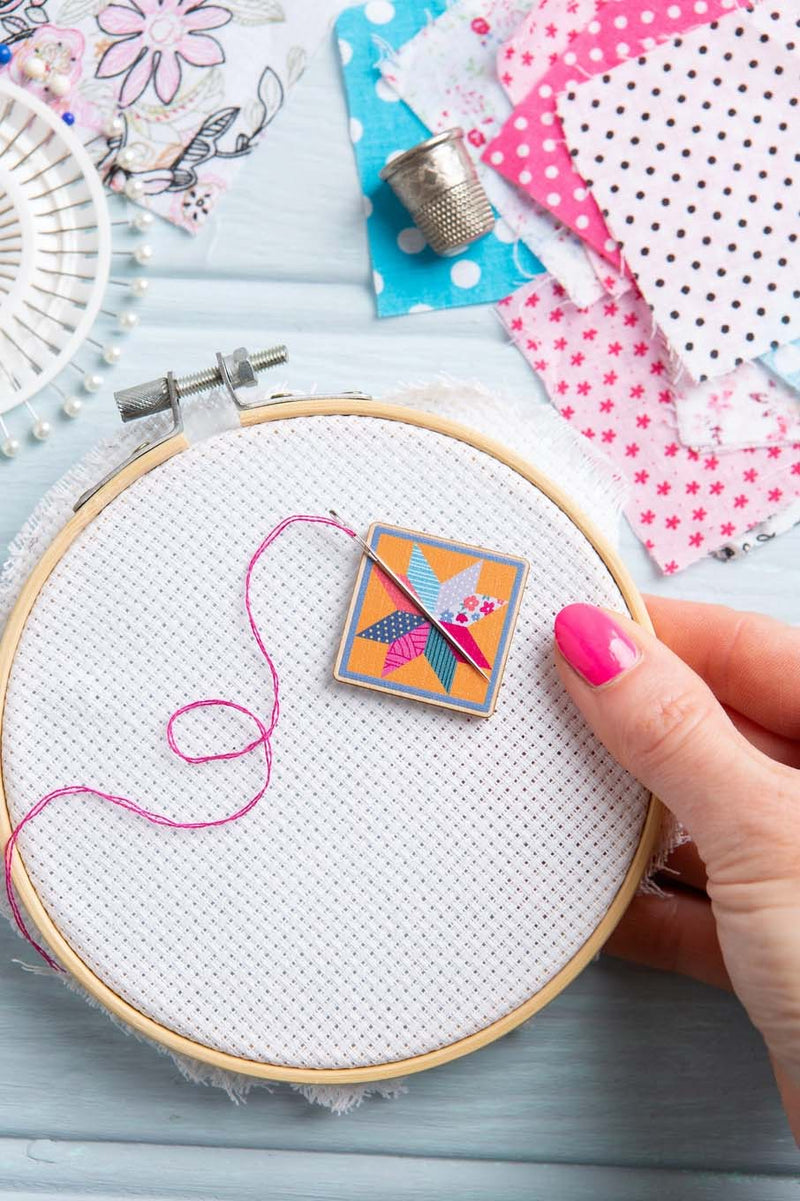 Quilt Block Magnetic Needle Minder From Hawthorn Handmade