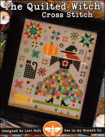 The Quilted Witch by it's Sew Emma Stitchery Counted Cross Stitch Pattern