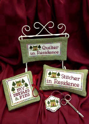 Quilter-Stitcher in Residence by Foxwood Crossings Counted Cross Stitch Pattern