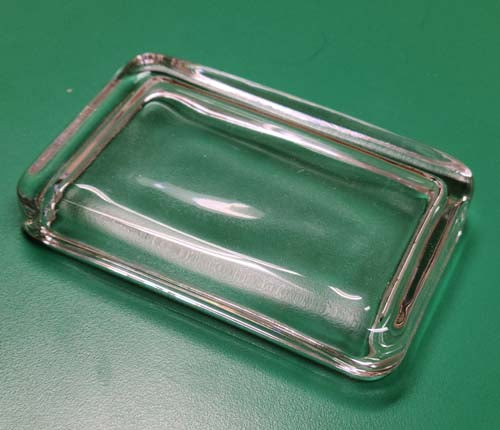 Hand Made  Rectangle Glass Paperweight from Yarntree