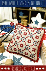 Red, White and Blue Quilt by Primrose Cottage Stitches Counted Cross Stitch Pattern