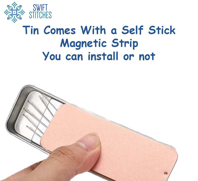 ROSE GOLD SLIDE TOP SMALL TIN CONTAINER STORAGE OR NEEDLE CASE
