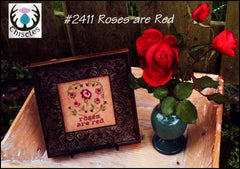 Roses Are Red by Thistles Counted Cross Stitch Pattern