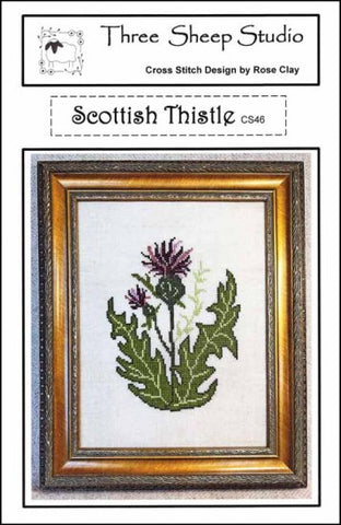 Scottish Thistle  by Three Sheep Studio Counted Cross Stitch Pattern