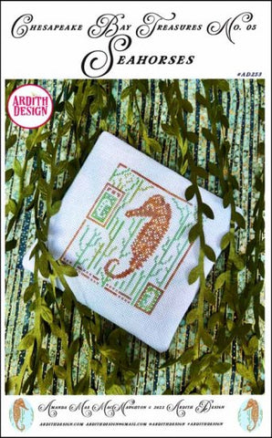 Seahorses By Ardith Design Counted Cross Stitch Pattern