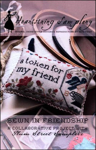 Sewn In Friendship by Heartstring Samplery Counted Cross Stitch Pattern