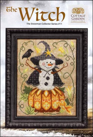 Snowman Collector Series 11: The Witch by Cottage Garden Samplings Counted Cross Stitch Pattern