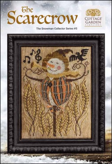 Snowman Collector Series 5: The Scarecrow by Cottage Garden Samplings Counted Cross Stitch Pattern