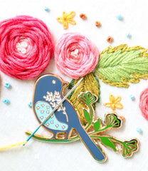 Songsparrow Magnetic Needle Minder by Flamingo Toes
