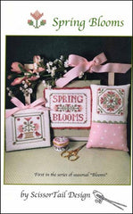 Spring Blooms By Scissor Tail Designs Counted Cross Stitch Pattern